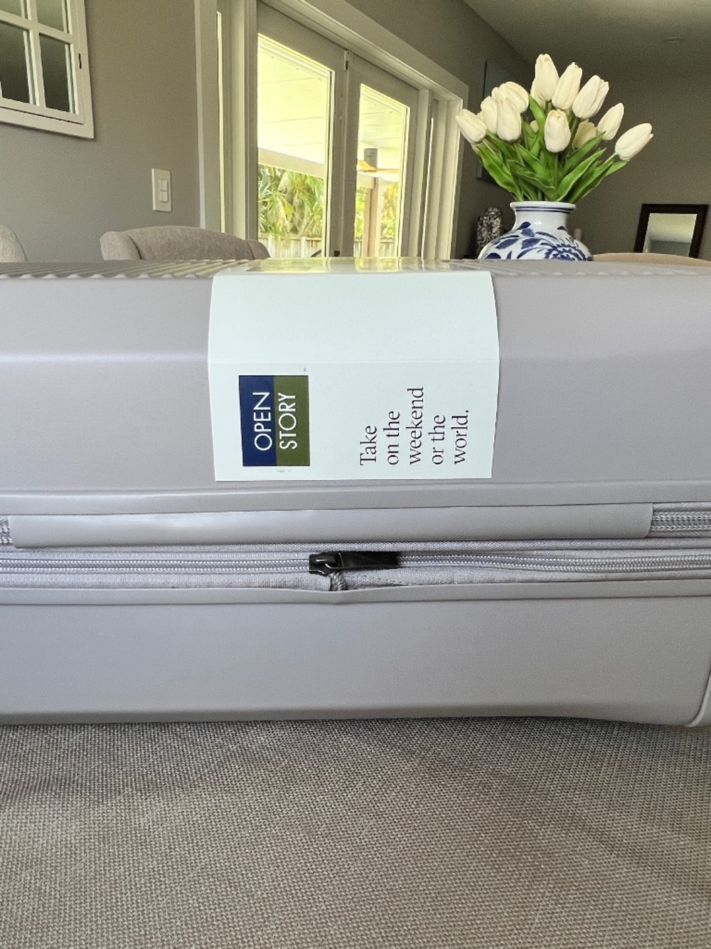 Signature Hardside Carry On Spinner Suitcase Matte Atmosphere - Open Story NEW - Picture 4 of 14